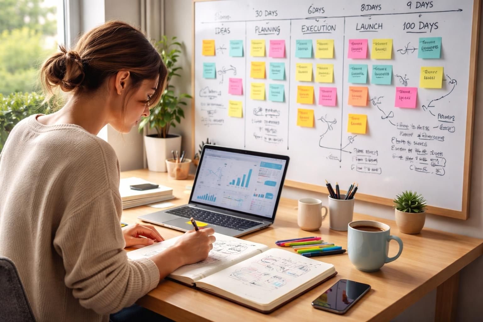 découvrez comment lancer votre projet entrepreneurial en 100 jours grâce à un guide étape par étape pour réussir votre entreprise.